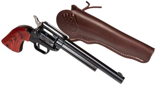 Heritage Rough Rider Revolver RR22B6LHOL, 22 LR, 6.50", Cocobolo Grips, Black Oxide Finish, 6 Rds