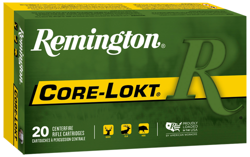 Remington Core-Lokt Rifle Ammunition 20012, 350 Legend, Soft Point Core Lokt, 180 gr, 2100 fps, 20 Rd/Bx