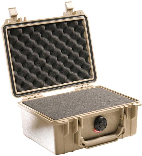 Pelican 1120, Desert Tan Polypropylene Case, 7.29x4.78x3.33 (1120-000-190)