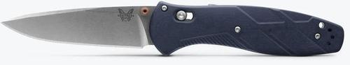 Benchmade Barrage Folding Knife w/Stainless Drop-Point Blade, Blue Canyon Grip (581-03)