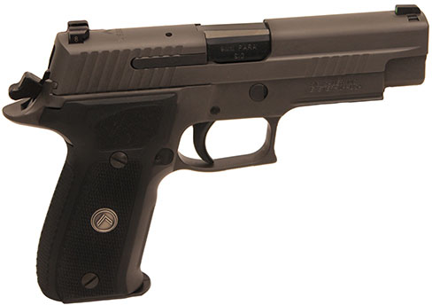 Sig P226 Legion Pistol E26R9LEGION, 9mm, 4.4 in, High Checkered G10 Grip, Legion Grey PVD Finish, Sig Night Sights, 15 Rd