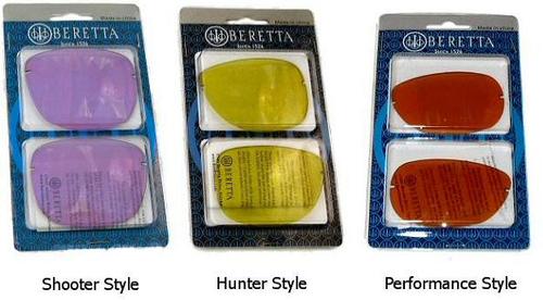 Beretta Purple Sport System Shooting Lenses