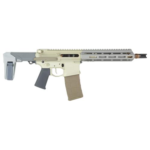 Honey Badger Semi-Auto Pistol, 5.56 NATO, 10", FDE Finish, Collapsible Brace, 30 Rds