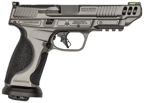 Smith and Wesson M&P Performance Center M2.0 Competitor 13198, 9mm Luger, 5", Tungsten Gray Finish, 10 Rds