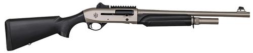 Tisas 2 Tactical Marine Semi-Auto Shotgun 21000158, 18.50", 3" Chmbr, Black Fixed Synthetic Stock, 5 Rds