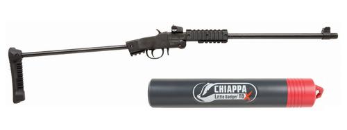 Chiappa Little Badger Take Down Single-Shot Rifle 500.265, 22LR, 16.5", Wire Steel Stock, 1 Rd