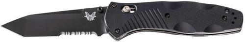 Benchmade Barrage Folding Knife w/Stainless Steel Black ComboEdge Tanto Blade (583SBK)