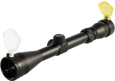 Aim Sports Rifle Scope JLB3940G, 3-9x, 40mm, Matte Black, P4 Sniper Reticle