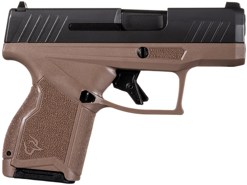 Taurus GX4 3.0 Pistol 1-GX4M931-B, 9mm Luger, 3.06in, Textured Grips, Brown Finish, 13 Rds