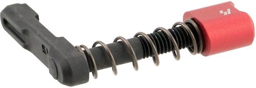 Strike Industries AR Magazine Catch Aluminum Red (SIARSMCRED)