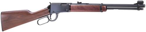 Henry Lever Action Rifle H001, 22 LR, 18 1/4", Walnut Stock, Blue Finish, 15 Rds