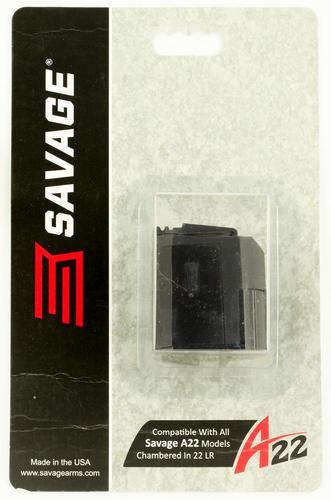 Savage Arms A22 22 Long Rifle 10 Round Black Magazine (90023)