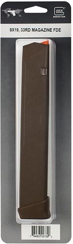 Glock G17 9MM 33 Round FDE Magazine (47463)