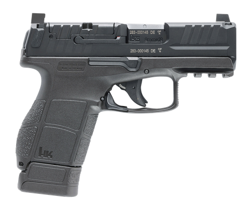 Heckler & Koch VP9CC Optic Ready Pistol, 9mm, 3.13in, Interchangeable Backstrap Grips, Black Finish, 10 Rds