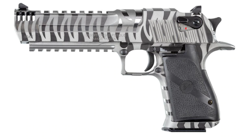 Magnum Research Desert Eagle Mark XIX Pistol DE50WTS, 50 AE, 6.0in, Stainless Tiger Stripe Finish, 7 Rds