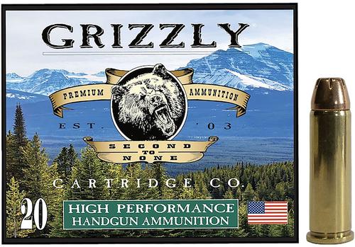 Grizzly Ammunition High Performance Pistol Ammunition GC38SP3, 38 Special, Jacketed Hollow Point (JHP), 148  GR, 1100  fps, 20 Rd/bx