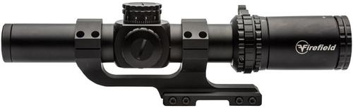 Firefield RapidStrike Rifle Scope with Cantilever Mount FF13070K, 1-6x, 24mm, Black, Illuminated Reticle