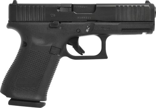 Glock G19 Gen5 Compact MOS Pistol G19515MOSAUT, 9mm Luger, 4.02", Modular Backstrap, Black Finish, 15 Rds
