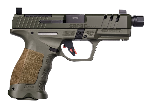 SAR USA SAR9 C SOCOM Pistol SAR9CSOCOMOD, 9mm Luger, 15 Rds