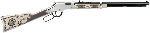Henry Goldenboy Silver American Eagle Edition H004AE, 22 LR, 20", American Walnut Stock, Nickel Finish, 16 Rds
