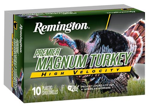Remington Premier High-Velocity Mag Turkey Shotshells 28039, 12 Gauge, 3-1/2", 1300 fps, #4 Lead Shot, 5 Rds/bx
