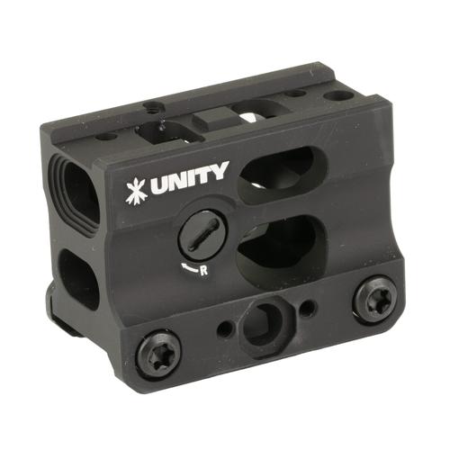 Unity Tactical LLC Fast Micro-SB Mount, Compatible with CompM5s/CompM5b/Duty RDS Footprints, Black