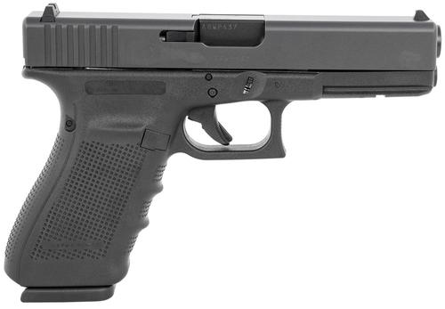 Glock G20 Gen4 Pistol UG2050203, 10mm Auto, 4.61", Picatinny Rail, Polymer Frame, Matte Black Finish, 15 Rds