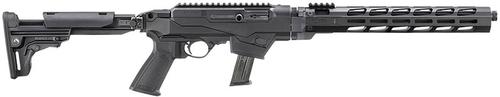Ruger PC Carbine Semi-Auto Rifle 19140, 9mm Luger, 16.12", Adj. Stock, Black Hardcoat Anodized Finish, 17 Rds