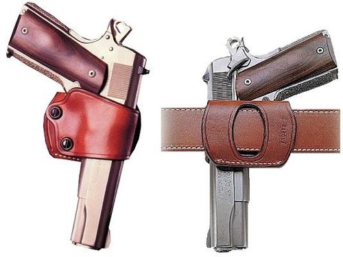 Galco Yaqui Slide Holster w/Open Muzzle For 1911 Style Auto w/5 in Barrel, Tan, Model YAQ212