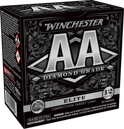 Winchester AA Diamond Grade Shotshells AADGL12507, 12 Gauge, 2-3/4", 1 oz, 1250 fps, #7.5 Lead Shot, 25 Rds/Bx