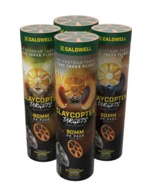 Caldwell Claycopter Hand Held Thrower, 90mm Target Disc, 50 Targets, 1222327