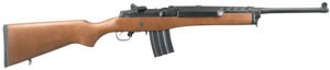 Ruger Mini-14 Ranch Rifle 5816, 223 Remington, 18 1/2 in, Semi-Auto, Hardwood Stock, Blue Finish, 20 Rd, 20 Rds