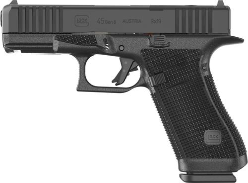Glock G45 G6 ORS Optic Ready Pistol P64550201, 9mm, 4.02in, 10 Rds