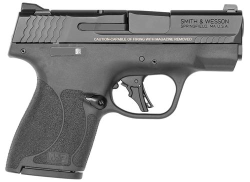 Smith and Wesson M&P Shield Plus 14203, 9mm, 3.10", Black Grips, Black Finish, w/ Safety10 Rds