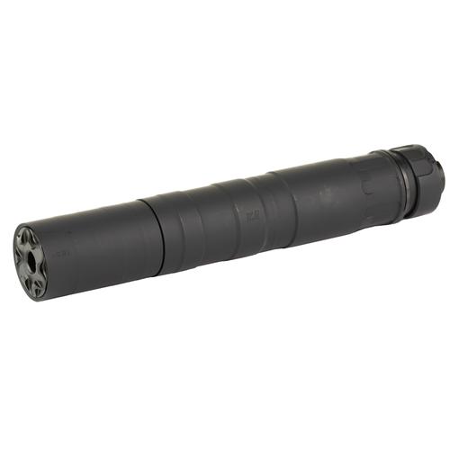 Rugged Suppressors SURGE X 7.62 Cal Suppressor, W/ 5/8x24 Muzzle Brake, Black