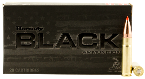 Hornady Black Rifle Ammunition 80873, 300 AAC Blackout, V-Max, 110 GR, 2375 fps, 20 Rd/bx