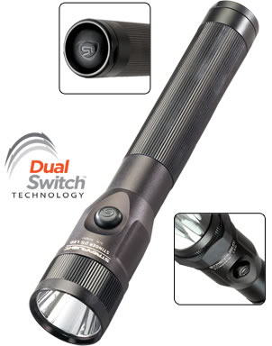 Streamlight 75812 Stinger Flashlight with D/S Dual Switch, DC Charger