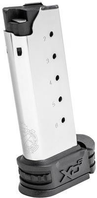 Springfield SPG 45 ACP 6 Round Stainless Midsize Magazine (XDS5006)