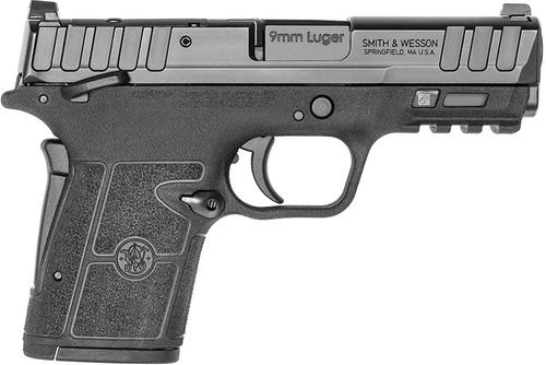 Smith & Wesson Equalizer Optic Ready Semi-Auto Pistol 13591, 9mm, 3.68 in, Black Synthetic Grip, Black Finish, 15 Rd
