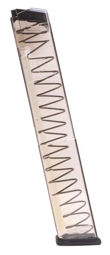 Elite Tactical Solutions 30 Round Magazine for Glock 22,23,24,27,35 Gen1-4, 40 S&W, Clear (GLK22210)
