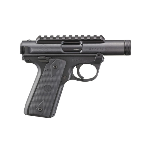 Ruger Mark IV Tactical Pistol 40179, 22 Long Rifle (LR), 3", Black Polymer Grips, Black Hard Coat Anodized Finish, Silencer Shop Exclusive, 10 Rd