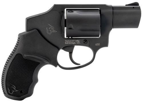 Taurus 650 Revolver 2650121, 357 Mag, 2", Black Rubber Grip, Matte Black Finish, 5rd