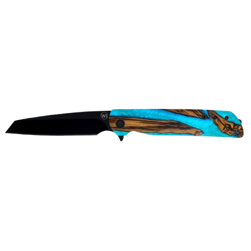 Whiskey Bent Knives Swift Assist Knife, Spring Branch Handle (WB66-60)