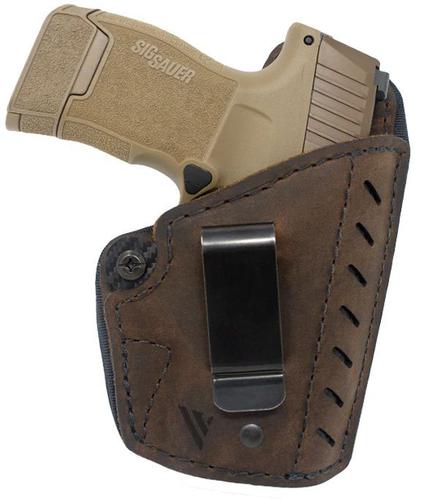 Versacarry Comfort Holster, Inside The Waistband, Forward Cant, Deluxe Kydex/Water Buffalo Hybrid, Size 2 (CFD2112)