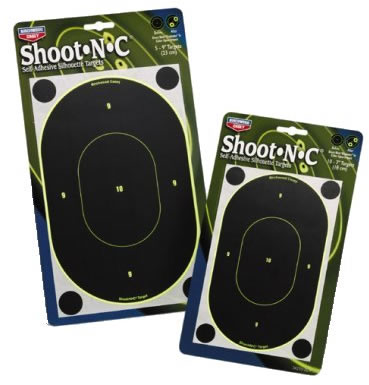 Birchwood Casey 34710 Shoot-N-C 7" Oval Silhouette Targets 12 Pack