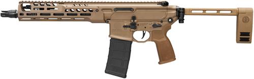 Sig Saur MCX Spear-LT IR Semi-Auto Pistol PMCX556N11BIR, 5.56 NATO, 11.50", FDE Folding Brace, Ambidextrous, 30 Rds