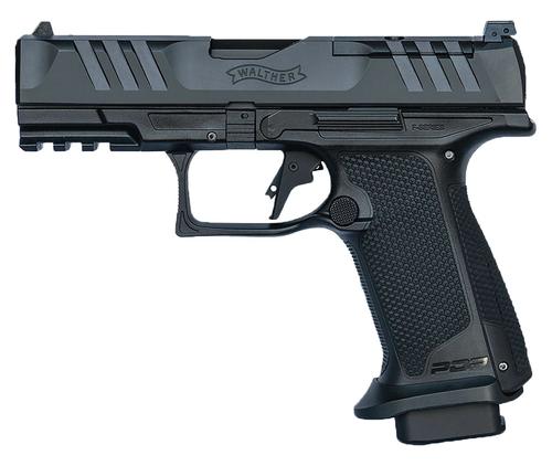 Walther PDP F-Series Pro E Optic Ready Pistol 4797056, 9mm Luger, 4in, Interchangeable Backstrap Grips, Black Finish, 10 Rds