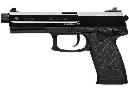 Heckler & Koch Mark 23 Pistol 81000080, 45 ACP, 5.87", Black Grips, Black Finish, 10 Rds