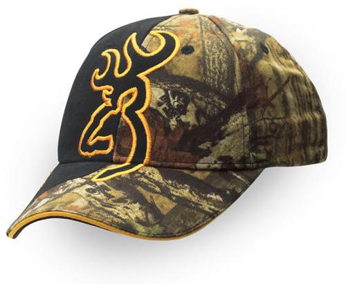 Browning Big Buckmark and Camo Cap, Mossy Oak Break-Up Infinity/Black 308204201 (Mossy Oak Break-Up Infinity/Black)