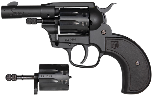 Diamondback Sidekick Revolver DB0600A001, 22 LR/22 WMR, 3", Black Grips, Black Cerakote Finish, 9 Rds